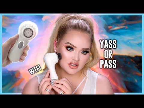 WILL THIS MAKE ME A CONTOUR QUEEN"" Testing the Clarisonic Makeup Brush!!