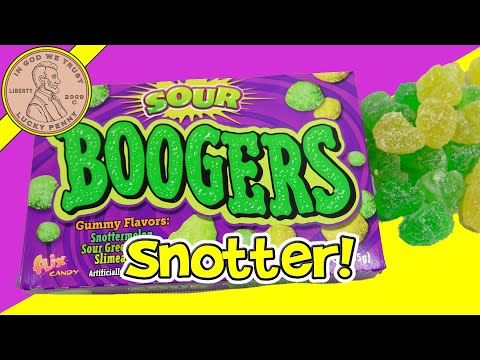 Sour Gummy Boogers - Snottermelon - Sour Green Boogy - Slimeapple