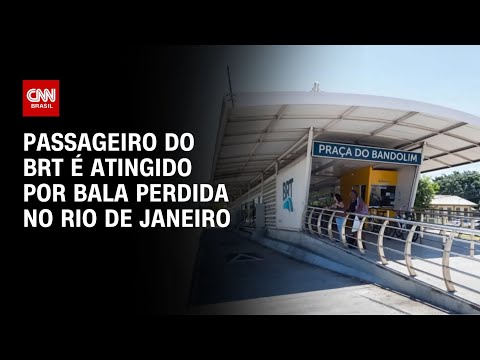 ​Passageiro do BRT é atingido por bala perdida na zona oeste do Rio | CNN 360º