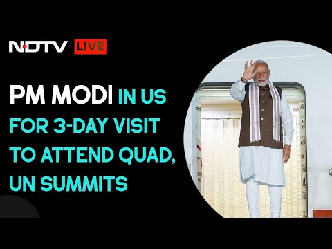 PM Modi Latest News Today | PM Modi In US For 3-Day Visit To Attend QUAD, UN Summits & Other News