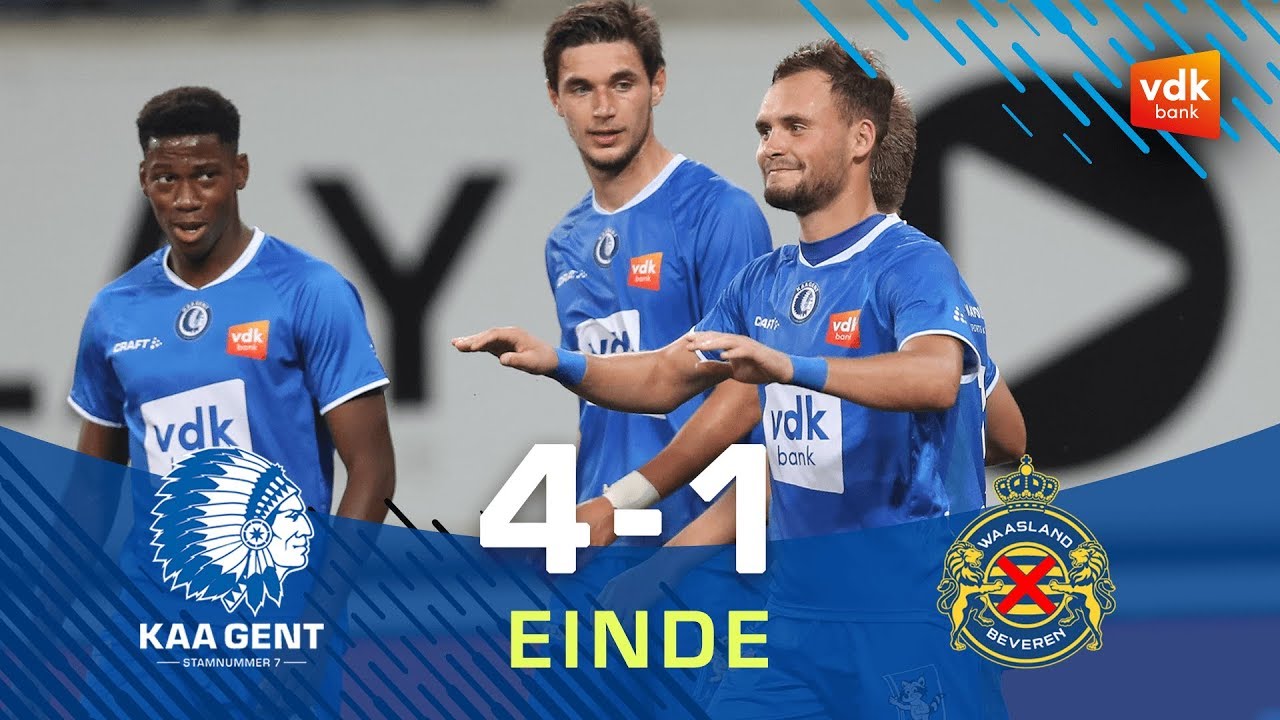 KAA Gent - Waasland-Beveren: 4-1