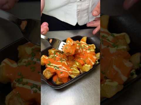 Patatas Bravas con salsa bravas e maionese al lime 🍋‍🟩🇪🇸