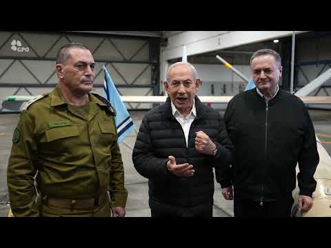 ראש הממשלה נתניהו בבסיס חיל האוויר בפלמחים: 