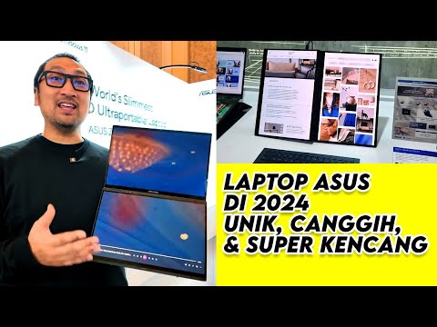 Laptop Tipis Kuat Cyberpunk & Laptop Dua Layar Super Unik – Laptop ASUS di CES 2024