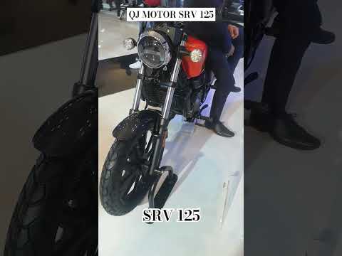 QJ MOTOR SRV 125 CC CRUISER BIKE FIRST LOOK AT EXPO #ev #ev360 #Shorts #qjmotor