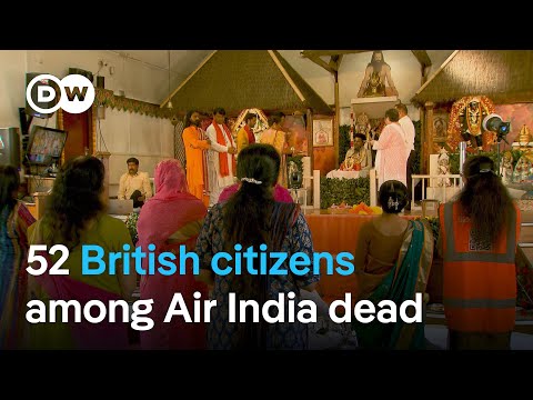 Indian community in London's 'Little Gujarat' mourns Air India dead | DW News