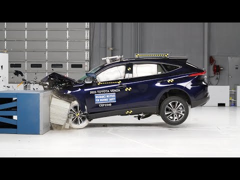 2023 Toyota Venza updated moderate overlap IIHS crash test