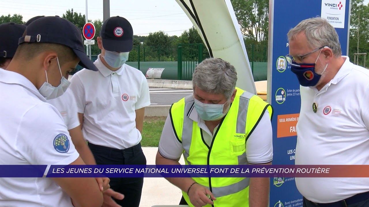 Yvelines | Les jeunes du service national universel font de la prévention routière