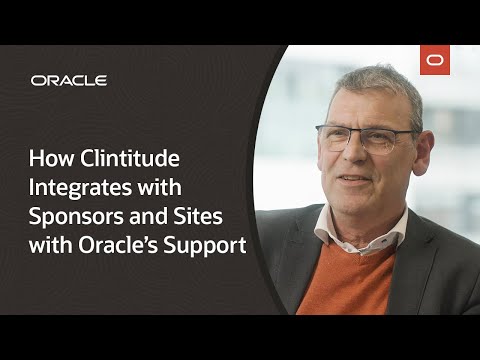How Clinitude integrates with sponsors and sites with Oracle's support