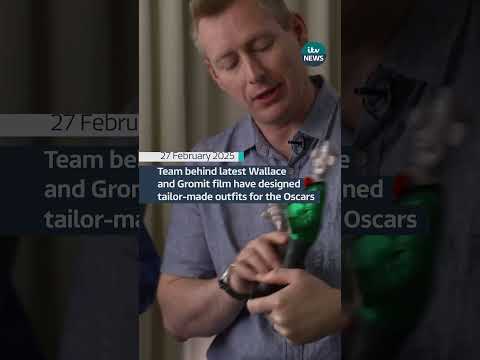The characters will be wearing tailor-made outfits to the Academy Awards  #itvnews #wallaceandgromit