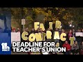 Deadline approaches for Baltimore County teachers union