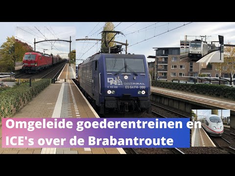 Omgeleide goederentreinen en ICE's op de Brabantroute - 16 november 2019