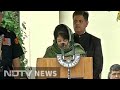 Mehbooba Mufti sworn in as first woman Chief Minister of Jammu and Kashmir