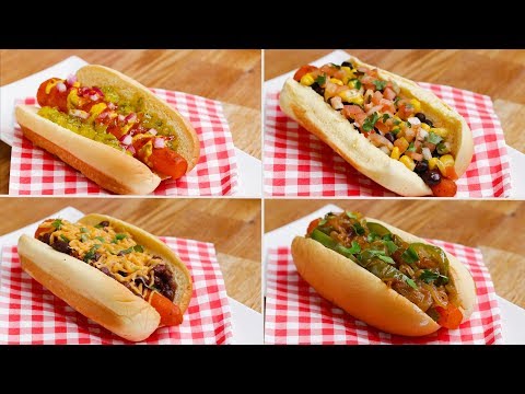 Carrot Dogs 4 ways