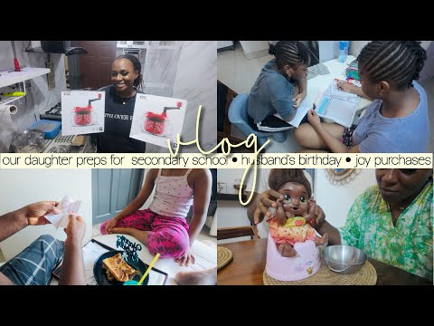 Our Daughter Preps For Secondary School, My Husband's Birthday, Final Bathroom Reno + Joy Purchases