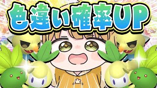 色違い確率UP！草ポケモンGETする🌱色違いチオンジェンレイドも！【ナゾノクサ・チュリネ・カプサイジ】