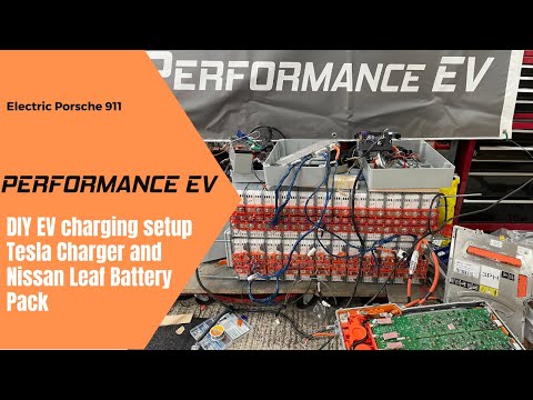 DIY EV charging set up - Tesla Gen 3 Charger, Nissan Leaf Battery Pack, BMS and Charging Port