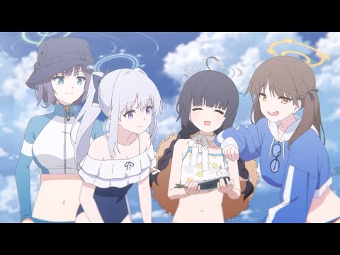 【ブルアカ】「夏の特殊作戦！ RABBIT小隊と消えたエビの謎」アニメPV