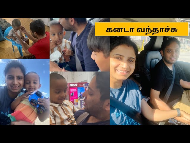 We reached Canada safely after very LONG flight 29Hrs alone with KIDS | Unpacking Things from India