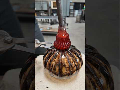 What Does an Alchemist Make in His Element?🎃 #glassblowing #glassart #satisfying #pumpkins
