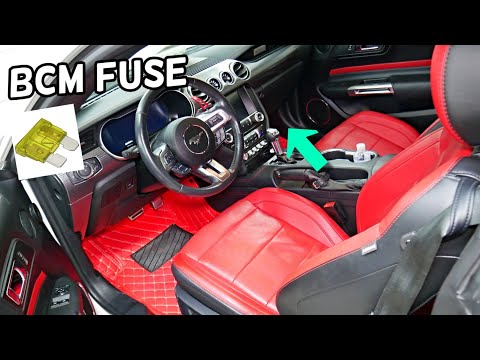 FORD MUSTANG BCM FUSE, BODY CONTROL MODULE FUSE LOCATION REPLACEMENT 2015 2016 2017 2018 2019 2020 2