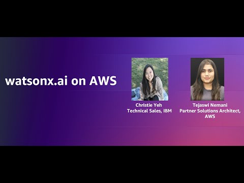 watsonx.ai on AWS | Amazon Web Services