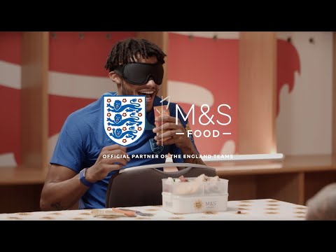 marksandspencer.com & Marks and Spencer Voucher Code video: Blindfold Challenge | England | Eat Well Play Well | M&S FOOD