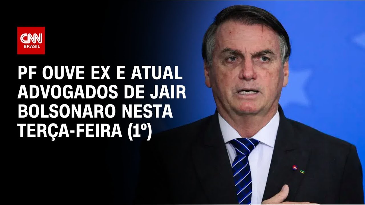 PF ouve advogado de Bolsonaro por suspeita de obstrução nesta terça feira 1º | LIVE CNN