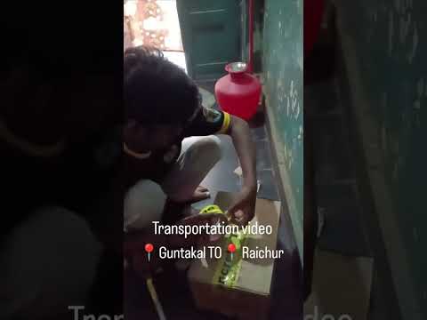 Transportation video 🚚🚆✈️🚊 #📍Guntakal TO #📍 Raichur#all India transportation available ✈️ #subscribe