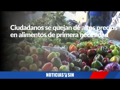 Se quejan de altos precios en alimentos de primera necesidad