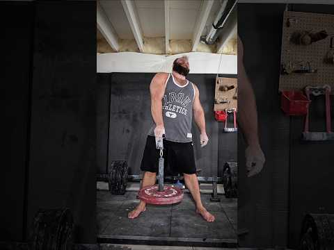 54kg / 120lb 1-5/8" Thumb Blaster Lift - Brutal Grip Strength Training 💪