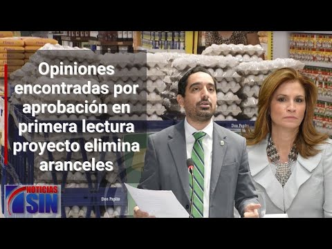 Opiniones encontradas por ley elimina aranceles