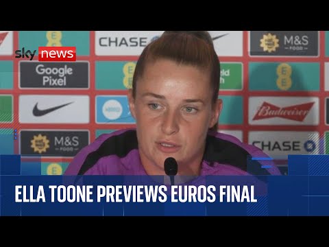 England's Ella Toone speaks ahead of Euro 2025 final against Spain