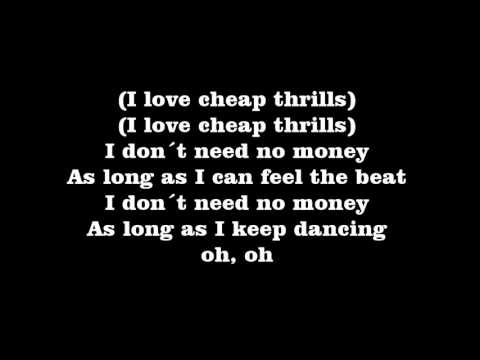 Sia - Cheap Thrills (Lyric Video) ft. Sean Paul