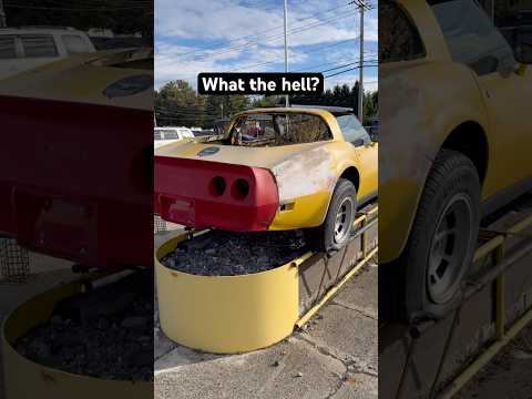  Interesting use for a Corvette… #chevy #oldschool #cars #carshow