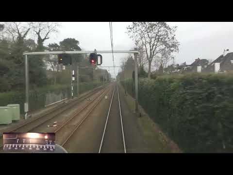 Meerijden met de machinist van Utrecht naar Leeuwarden. (Met snelheidsmeter)