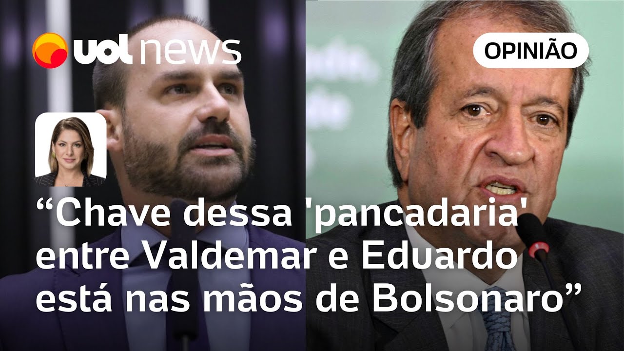 Chave de ‘pancadaria’ entre Valdemar e Eduardo está nas mãos de Bolsonaro | Dani Lima