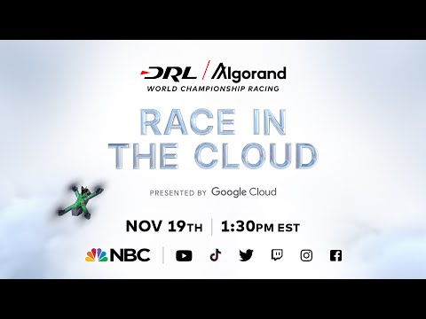 The 2022-23 DRL Algorand World Championship Season's Race in the Cloud Presented by Google Cloud premieres on Saturday, November 19th at 1:30pm ET on NBC, Youtube, TikTok, Twitter, Twitch, Instagram, and Facebook.
