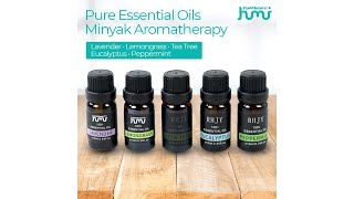 Pratinjau video produk Taffware HUMI Pure Essential Oils Minyak Aromatherapy 10ml Lavender - RH-11