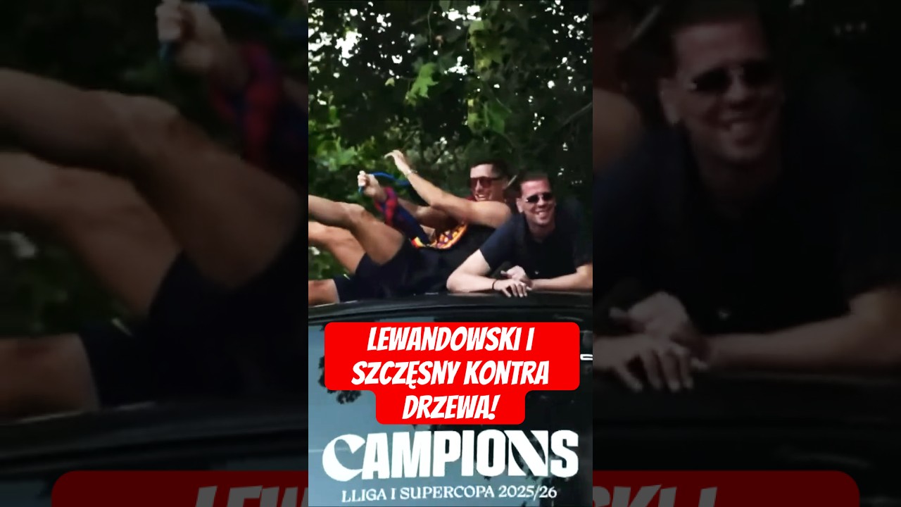 Lewandowski i szczęsny vs drzewa #shorts
