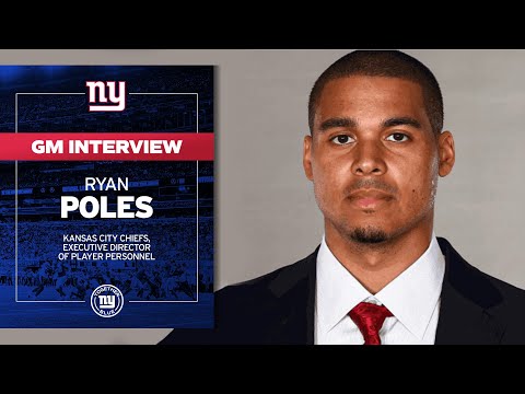 Giants Interview Chiefs    Ryan Poles for General Manager video clip