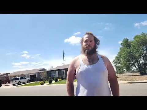 Semi pro football player being naughty