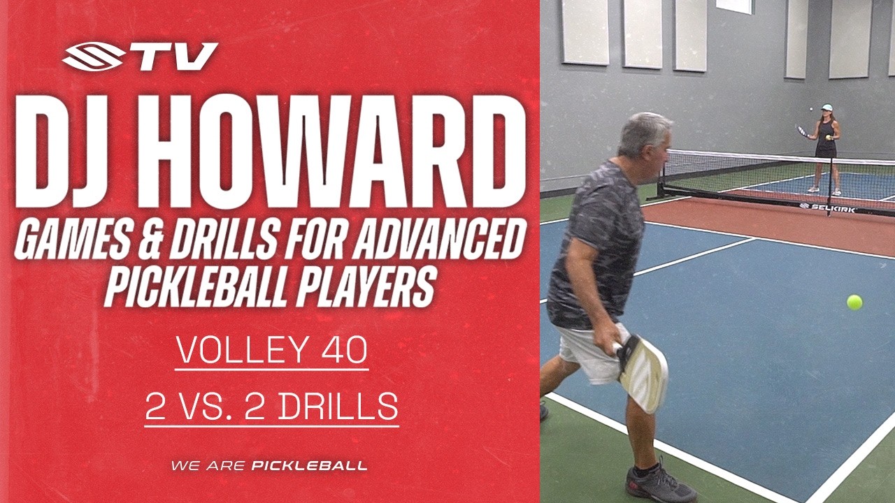 Volley 40: 2-Against-2 Pickleball Drill