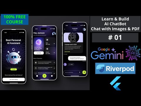 Flutter Gemini AI App | Google Artificial Intelligence | DeepMind | AI ChatBot, Chat with Image, PDF