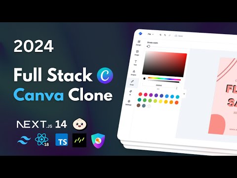 Build a Canva Clone With Nextjs, React, Honojs, Next Auth v5 (Premium Course)