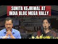Sunita Kejriwal Delivers Husbands Message From Lock-Up At Opposition Rally