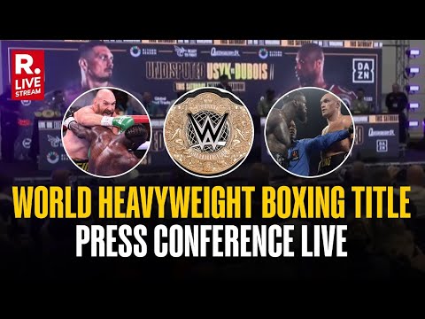 World Heavyweight Boxing Title Pre-Match Press Conference LIVE | Oleksandr Usyk vs Daniel Dubois