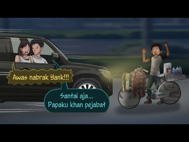 Bocah Penjual Es Teh & Anak Pejabat #HORORMISTERI | Kartun Hantu, Animasi Horror