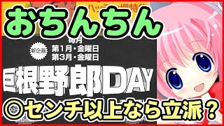おち○○んが大きいと認められるのは○センチ以上？【バーチャルYouTuber？ ゆっくり解説？】