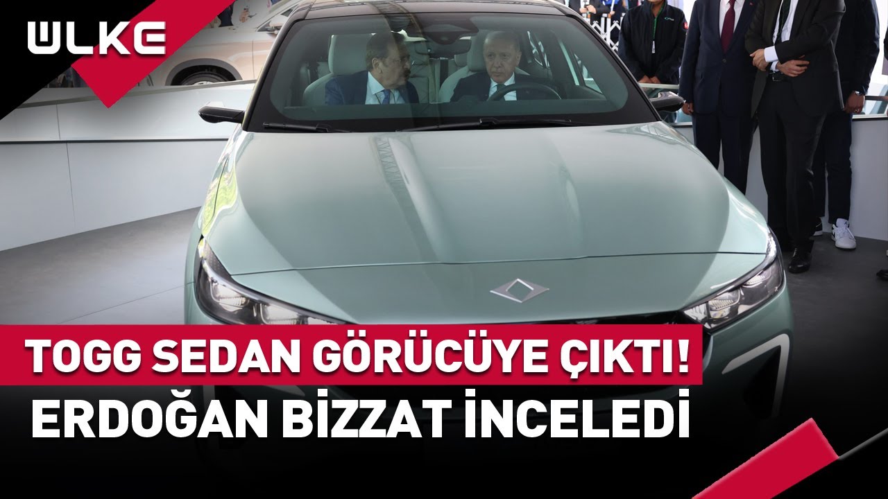 TOGG Sedan Modeli Görücüye Çıktı! Cumhurbaşkanı Erdoğan Bizzat İnceledi #haber